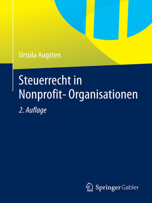 cover image of Steuerrecht in Nonprofit-Organisationen